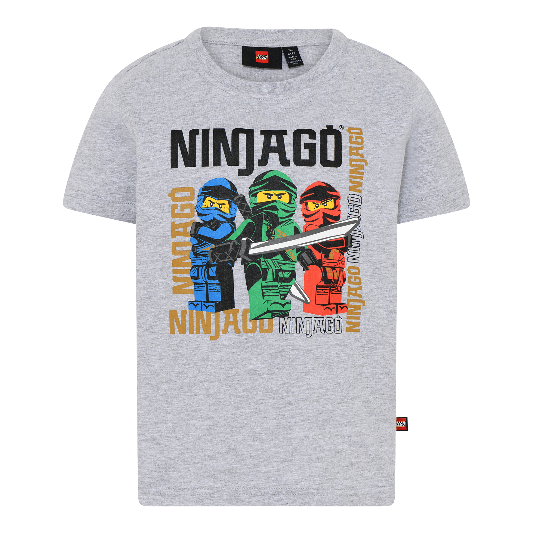 årsag sekundær præcedens Lego Wear - Ninjago T-Shirt, grå - Mærker - IsaDisaKids