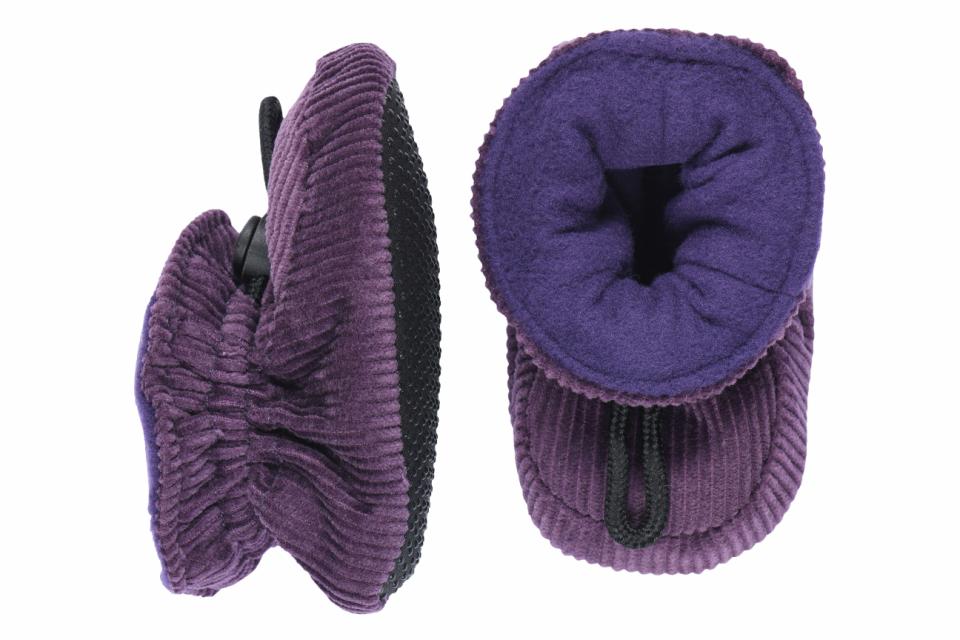 Melton - Søde fløjl - dusty purple - Hjemmesko til børn - IsaDisaKids