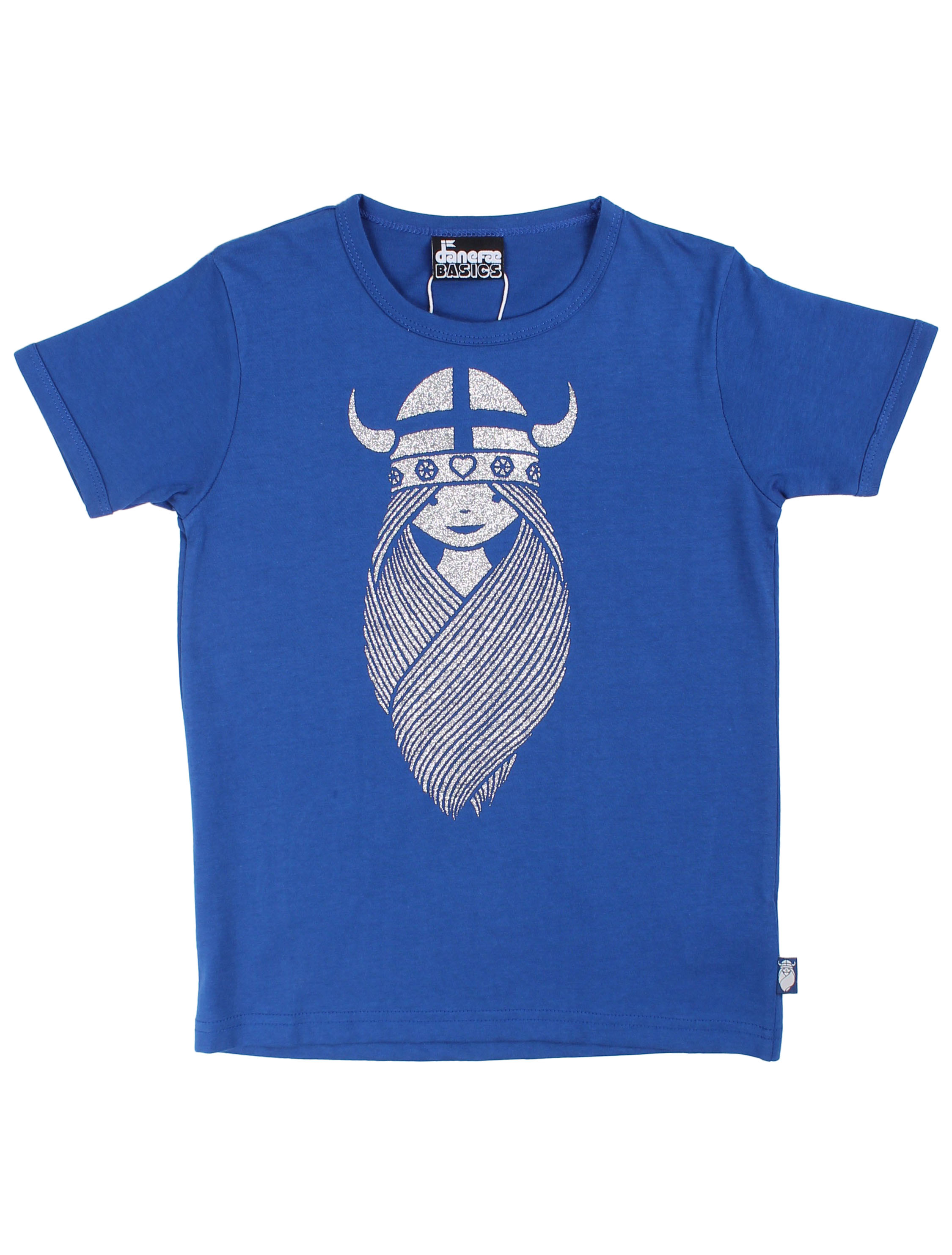 Danefae flot glimmer T- Shirt med i blå Mærker - IsaDisaKids
