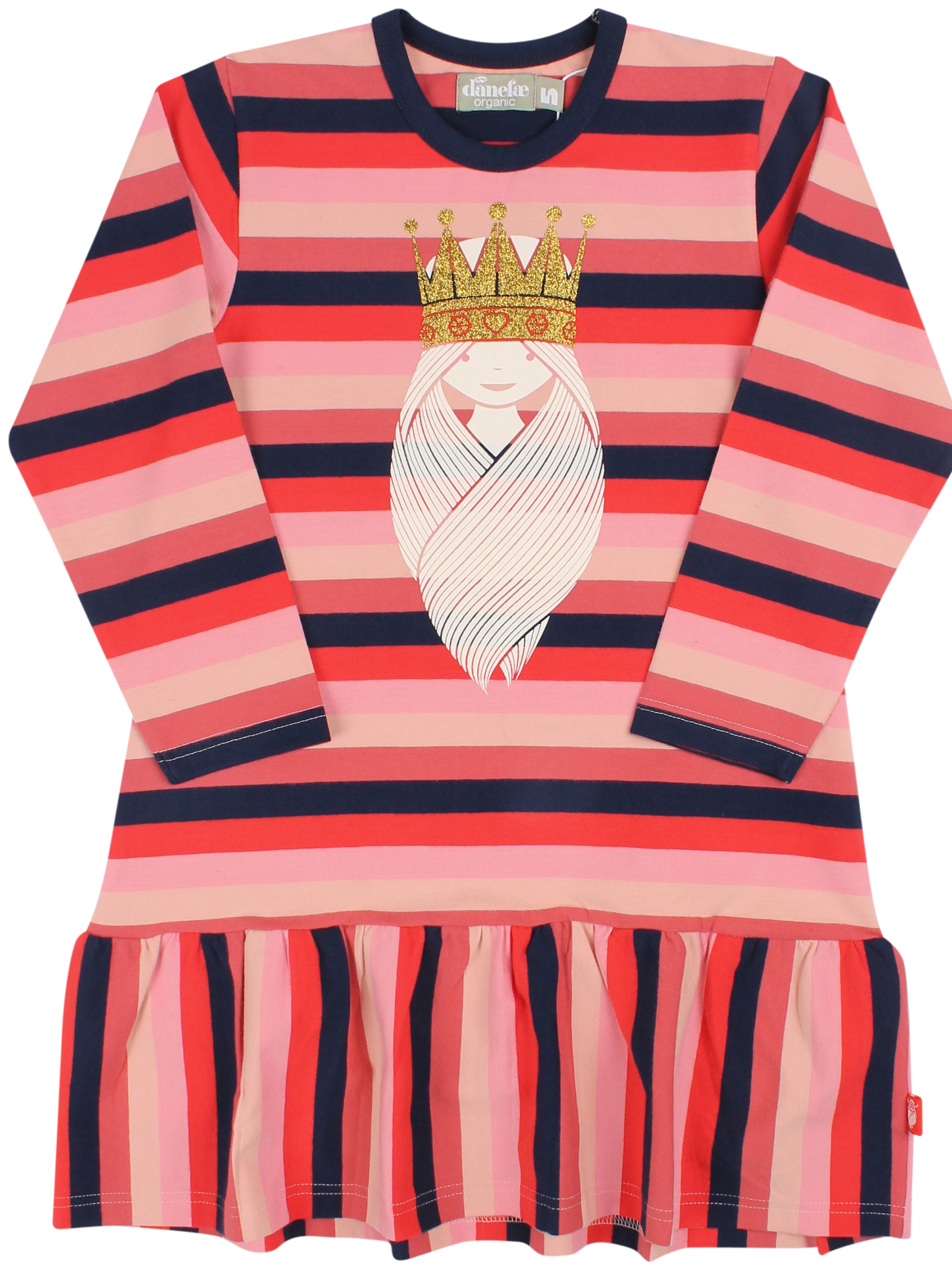 Danefæ - Seahorse Dress - stribet kjole med Freja - IsaDisaKids