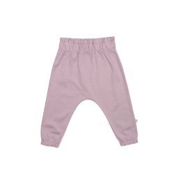 Smallstuff - Bløde jersey bukser flæse, rosa - - IsaDisaKids