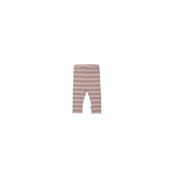 Smallstuff - Sknne Leggings - stribet - powder/ rose brown