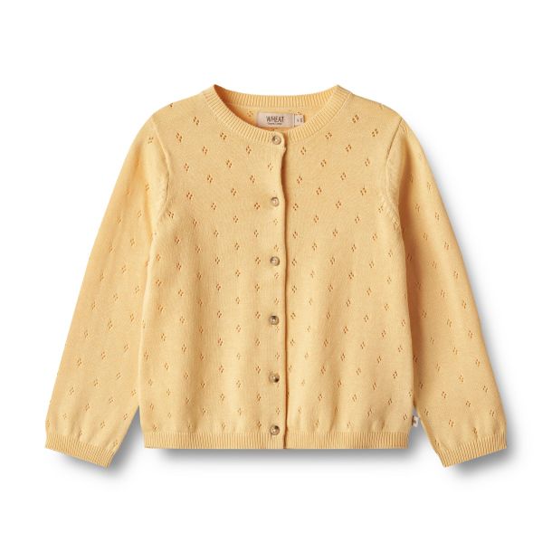 Wheat - sd cardigan Maia, pale apricot