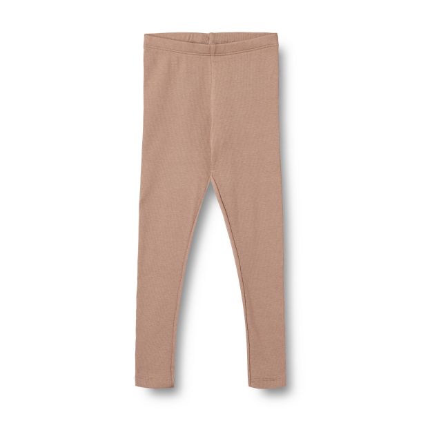 Wheat - Rib Leggings Maddy, nougat rose