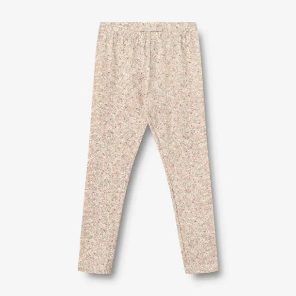 Wheat - niedliche Jersey Leggings Jules, cream flower meadow