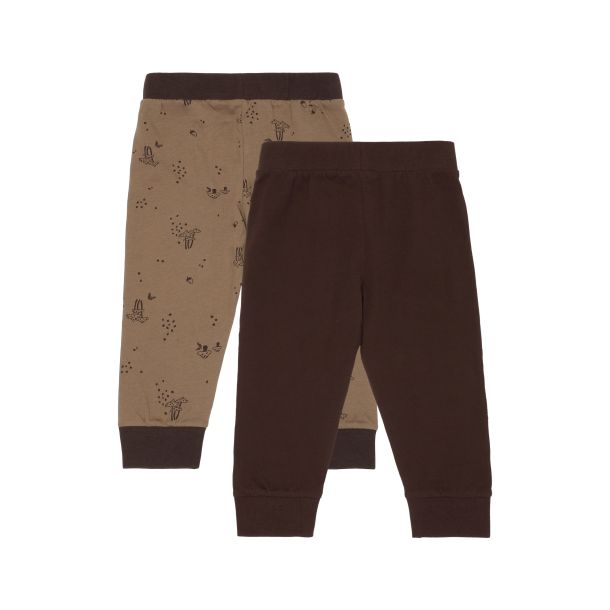 Mikk Line - 2-pak Leggings, chocolate chip