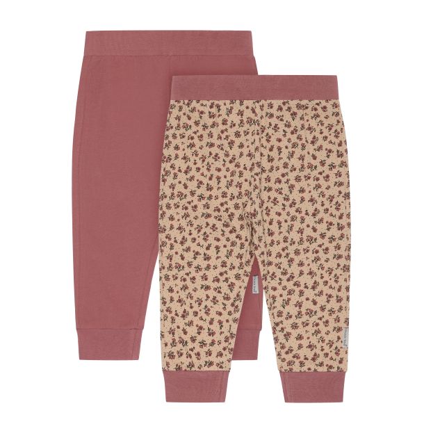 Mikk Line - 2-pack Leggings, rose brown