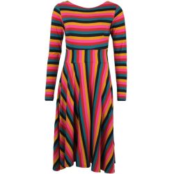 Danefæ - SIGRID Wool dress - kjole med lodrette striber - Voksen - IsaDisaKids