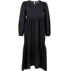 Danefæ - Oktober Dress - flot sort kjole med prikker - Voksen -
