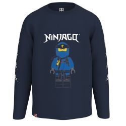 LEGO Wear - Ninjago T-shirt LS, dunkel Blau - LEGO Wear - IsaDisaKids
