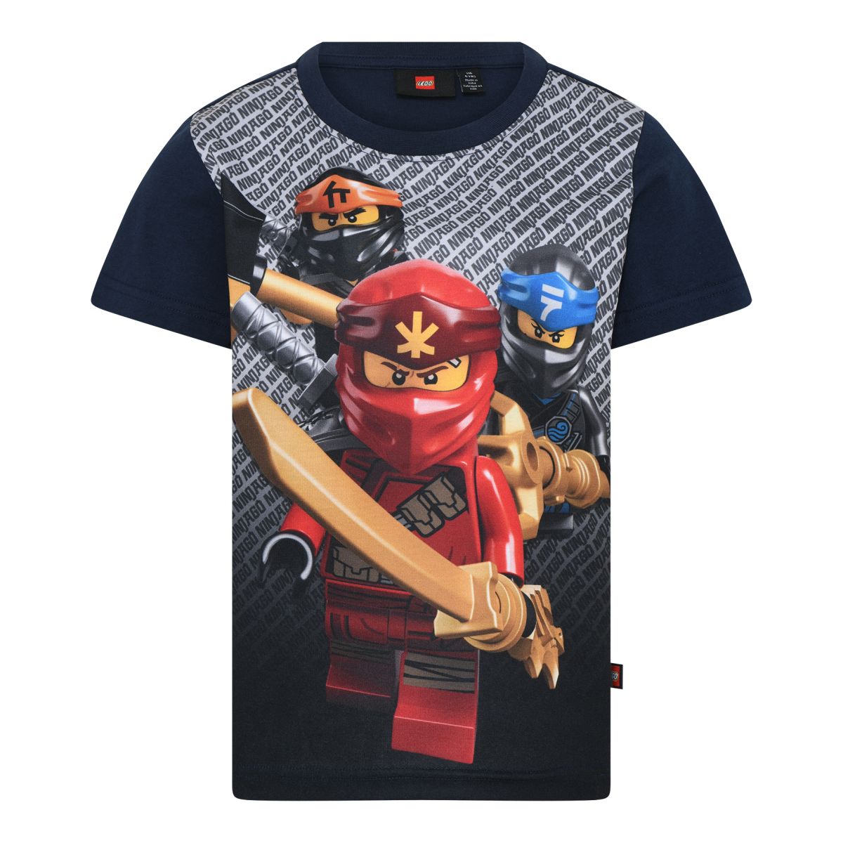 - navy IsaDisaKids - Wear Mærker - T-Shirt, dark Ninjago Lego
