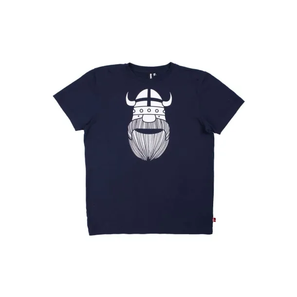 Danef - Daneviking - Mande t-shirt med viking Erik, navy