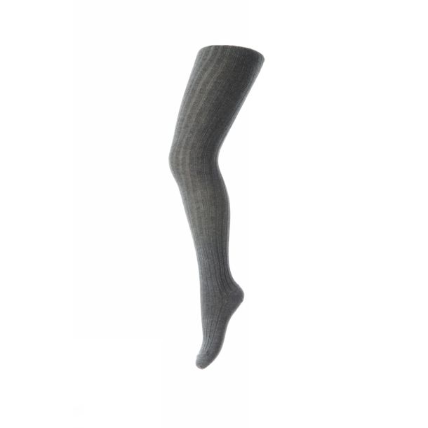 MP - Ripp-Strumpfhose aus Baumwolle in Dark Grey