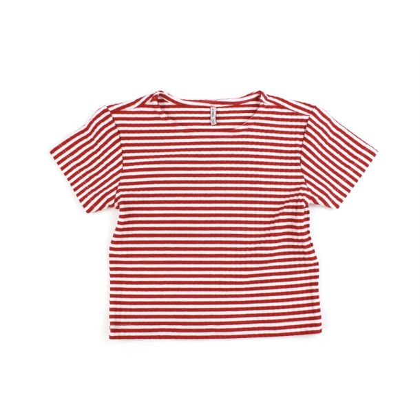 Kids Only - KogNella - T-Shirt mit Streifen, equestrian red