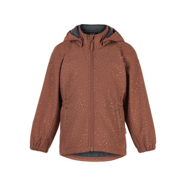 Mikk-Line - supersd recycled softshell jakke med glitter, rosa