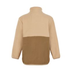 Mikk-Line - Weiche Fleecejacke in Nougat, aus recyceltem Material 