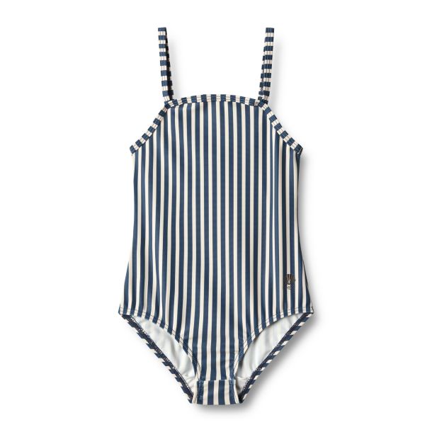 Wheat - badedragt Manon i indigo stripe