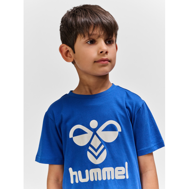 Hummel - hmlTRES - Klassisches T-Shirt, blue lolite