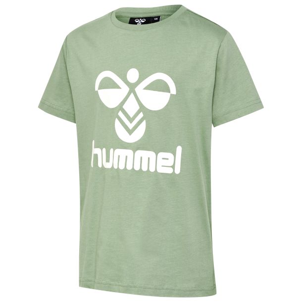 Hummel - hmlTRES - Klassisches T-Shirt, hedge green
