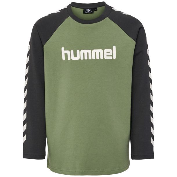 Hummel - hmlBoys -Klassisches Langarmshirt in Gr&uuml;n