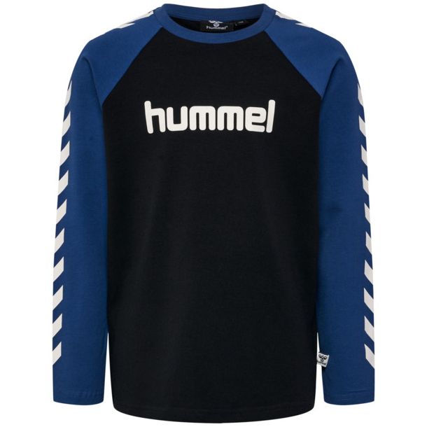 Hummel - hmlBOYS - Klassisches Langarmshirt in Dark Denim 
