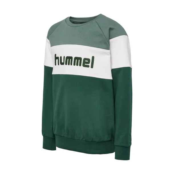 Hummel - hmlCLAES - - Sweatshirt in Grün IsaDisaKids Marken 