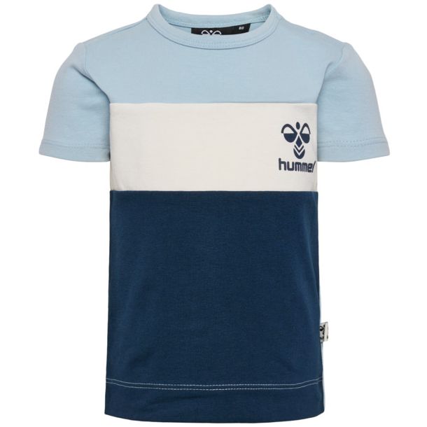 Hummel - niedliches Block T-Shirt in blau
