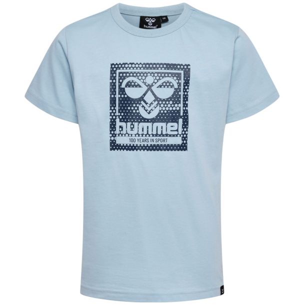 Hummel - klassisches T-Shirt in hellblau