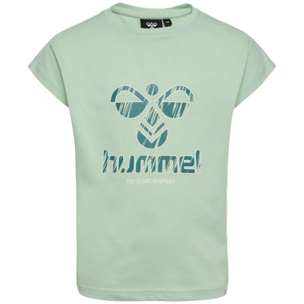 Hummel - hmlOLIVIA - Tolles T-Shirt in Hellgrn