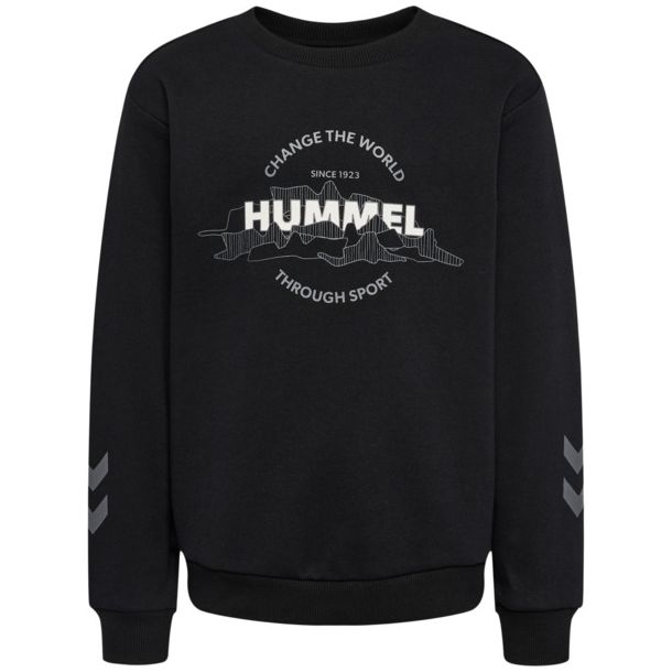 Hummel - hmlNATURE - klassisches Sweatshirt in schwarz