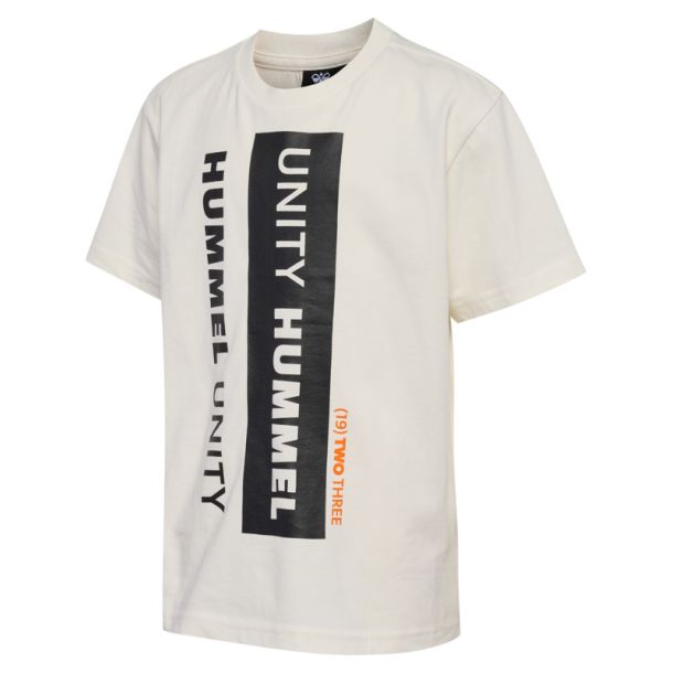 Hummel - hmlUNITY - kortrmet t-shirt, marshmallow