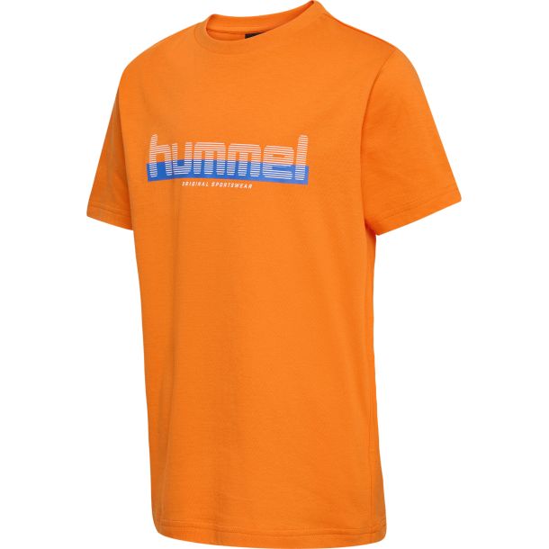 Hummel - hmlVANG - T-Shirt, persimmon orange