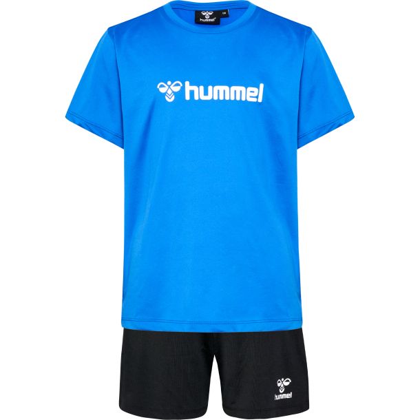 Hummel - hmlPLAG - Sport-Set in Blau / Schwarz