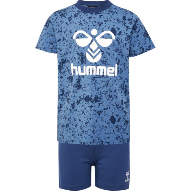 Hummel - hmlNol - nattj pyjama 2-dele, dark denim