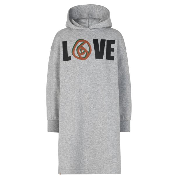 Rosemunde - Hoodie kjole, light grey 