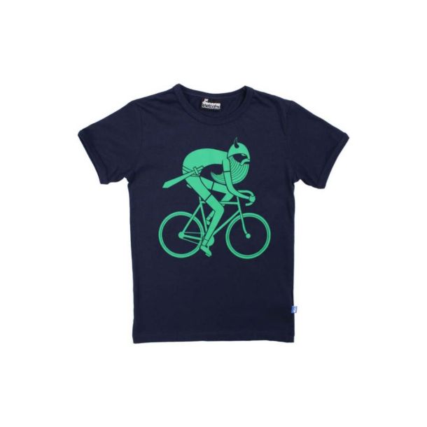 Danefae - Fahrrad Wikinger T-Shirt, navy