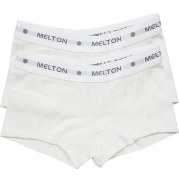 Melton - Hotpants in Off-white, 2 Pack