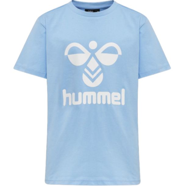 Hummel - Tres T-shirt, klassisk Hummel T-shirt, lysebl