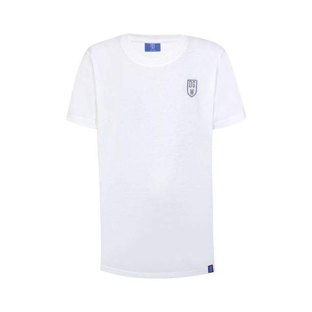 D-XEL - Alfredo - t-shirt med logo print, hvid