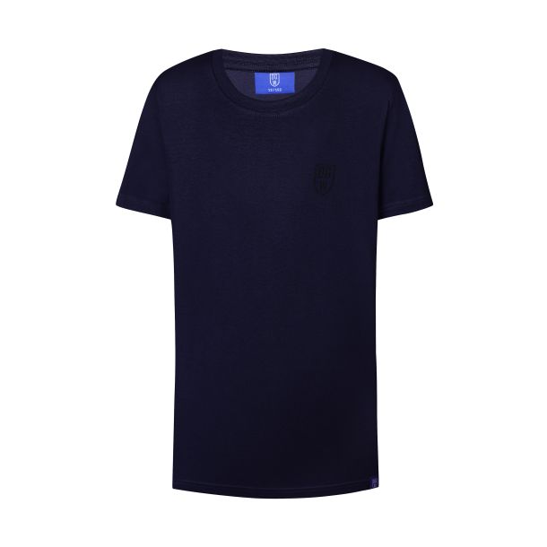 D-XEL - Alfredo - T-Shirt mit Logo Druck, navy