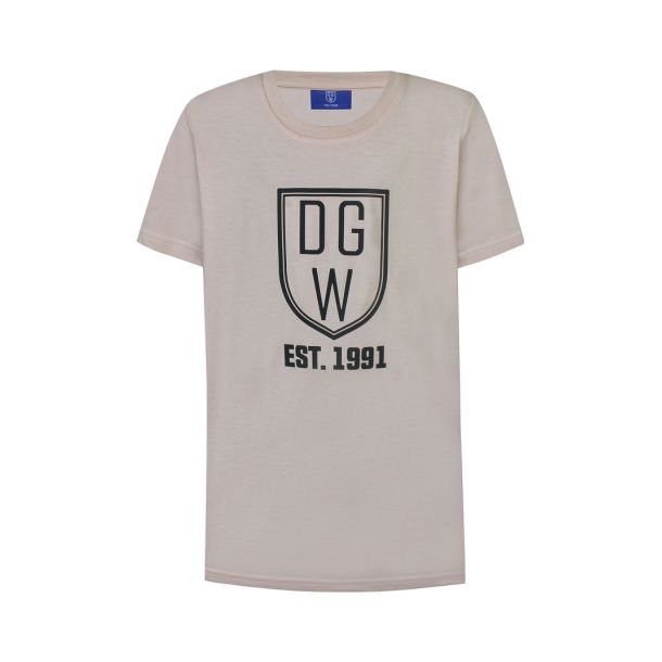 D-XEL - Gustavo - T-Shirt mit Logo Druck, doeskin