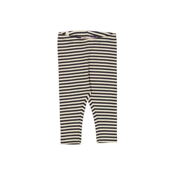 Wheat - Jersey Leggings stribet, midnight stripe