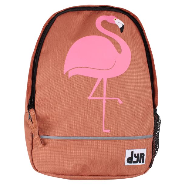 Danef DYR - Flot rygsk i pink med Flamingo