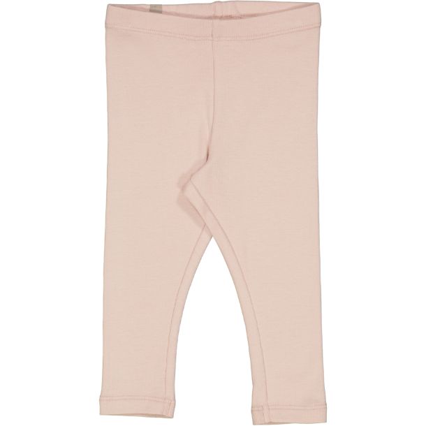 Wheat - Fine rib leggins - Powder, Bio