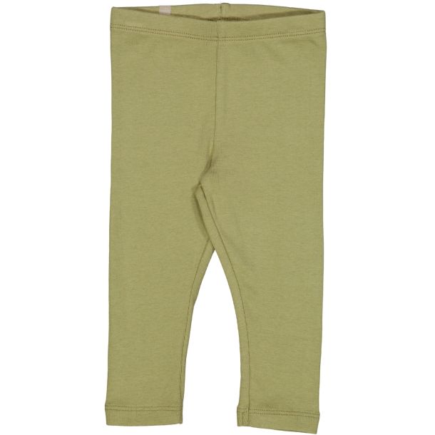 Wheat - Fine rib leggins - Forest Mist, Bio