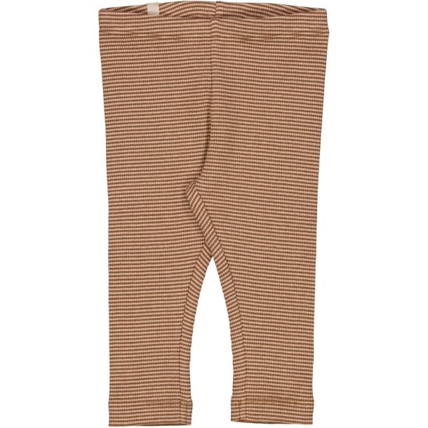 Wheat-Jersey Leggings, affogato rib stripe