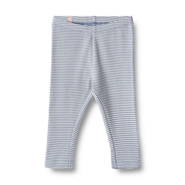 Wheat - gestreifte ripp Leggings Jules, blue stripe