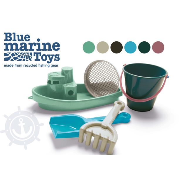 DANTOY - Blue Marine Toys Boot- und Sand-Set