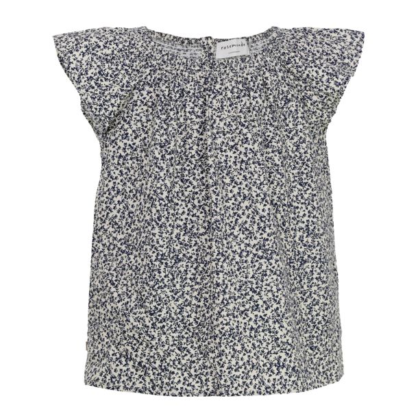 Rosemunde - Organic Top - ivory petit floral print