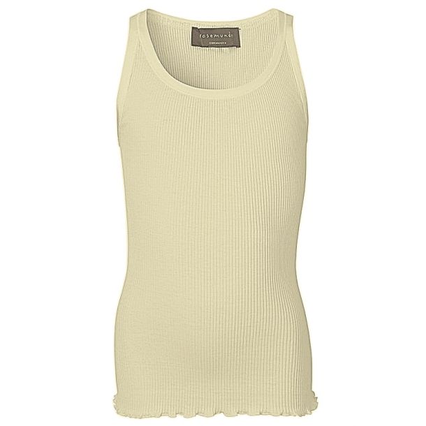 Rosemunde - schnes Seiden-Baumwolle Top in pale yellow